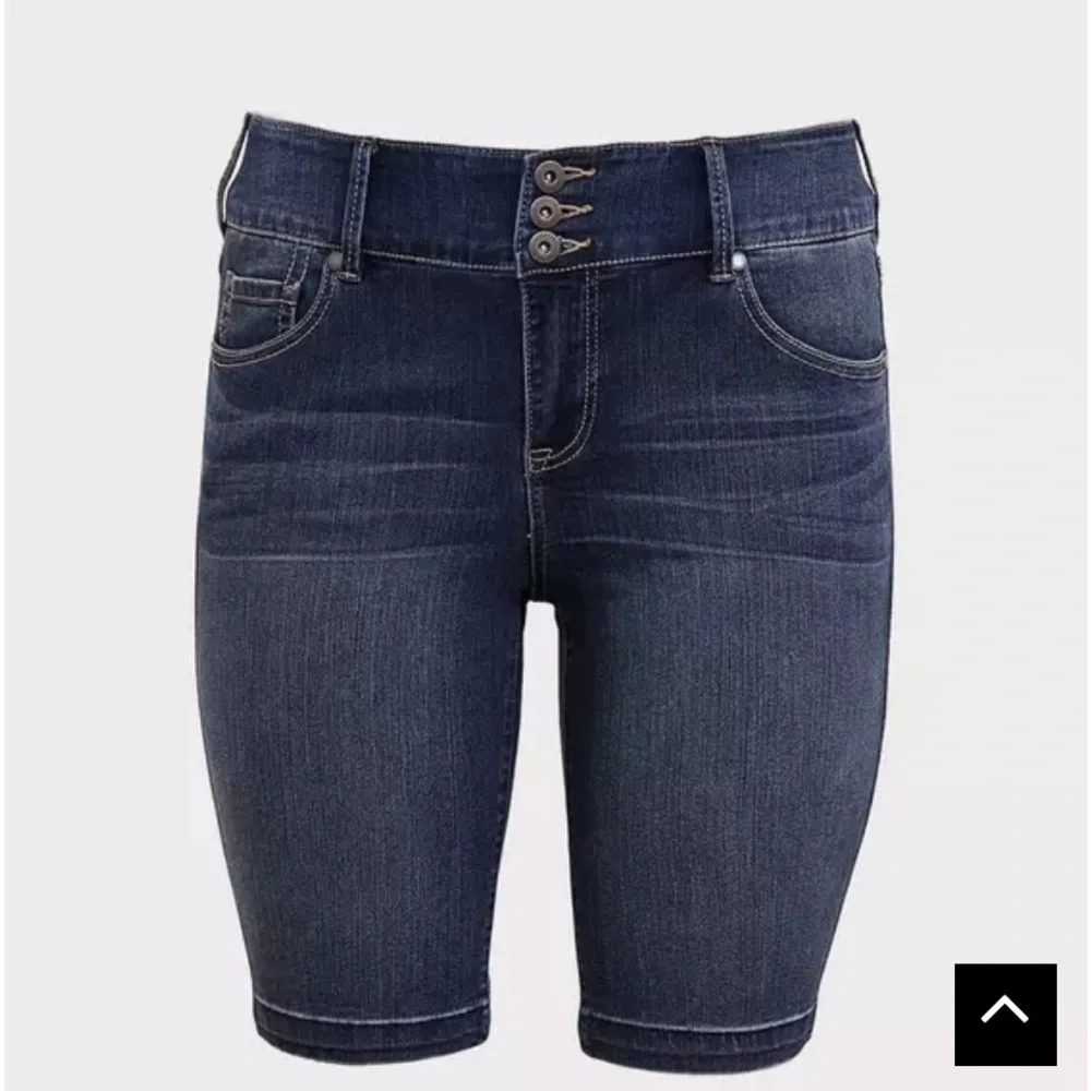 Torrid Denim Bermuda Jegging  Shorts